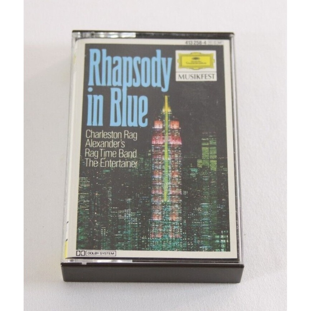 Gershwin Rhapsody in Blue Joplin The Entertainer Cassette Deutsche Grammophon